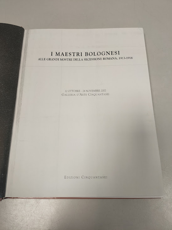 Libro I Maestri Bolognesi di Vittorio Sgarbi 2002