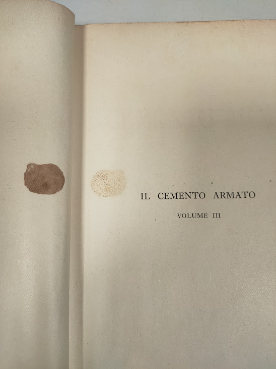 Libro Il Cemento Armato Luigi Santarella Volume III 1936
