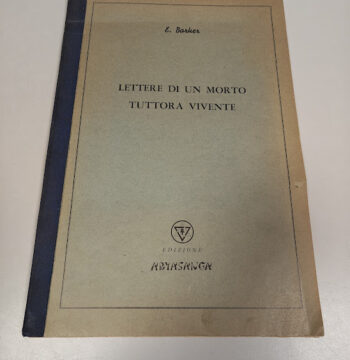 Libro Lettera di un Morto Tuttora Vivente 1928
