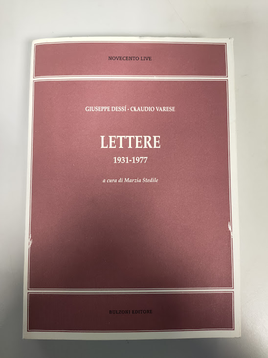 Libro Lettere 1931-1977 - Giuseppe Dessì - Claudio Varese 2002