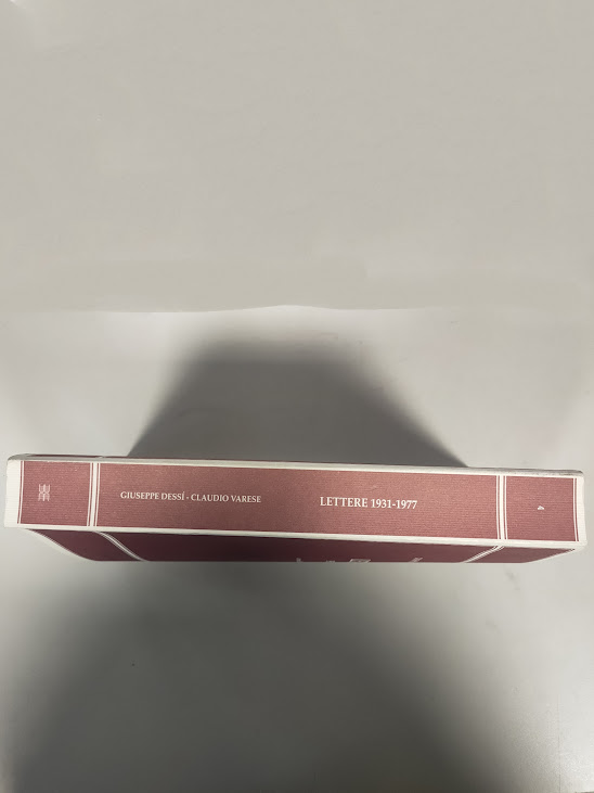 Libro Lettere 1931-1977 - Giuseppe Dessì - Claudio Varese 2002