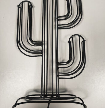 Porta Cialde da Caffè in Metallo a Forma di Cactus