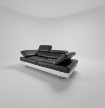 Divano 3 posti in pelle