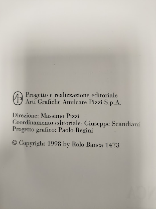 Libro I Magnifici Apparati Rolo Banca 1473 1998
