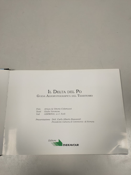 Libro Il Delta del Po Guida Aerofotografica del Territorio 2005