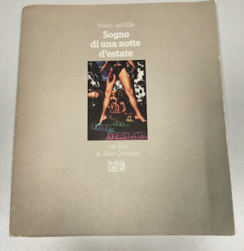 Libro Sogno di una Notte D'Estate Teatro Dell'Elfo 1981