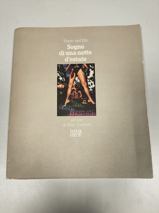 Libro Sogno di una Notte D'Estate Teatro Dell'Elfo 1981