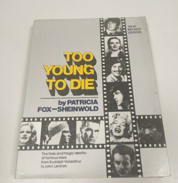 Libro Too Young to die By Patricia Fox Sheinwold 1978