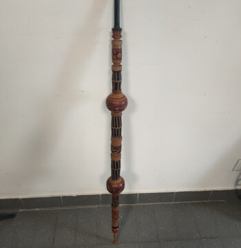 Pipa Bosniaca in Legno Intarsiato Realizzata a Mano Vintage Anni '90