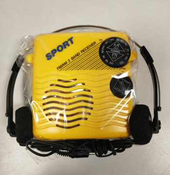 Radio Portatile con Cuffie "Hopesonic Sport" Anni '80