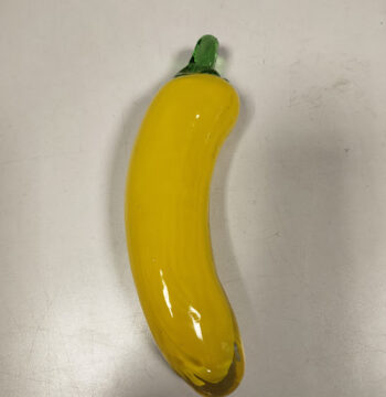 Banana in Vetro di Murano Realizzato a Mano Vintage