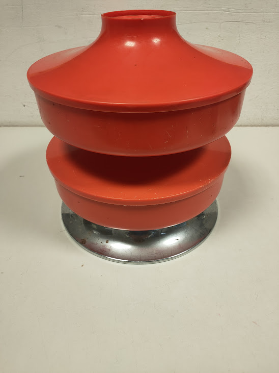 Biscottiera "Guzzini" Prodotta per "Vinchi" in Plastica con Design "Ufo" Vintage Anni '70