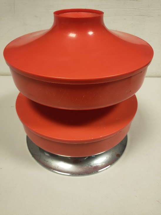 Biscottiera "Guzzini" Prodotta per "Vinchi" in Plastica con Design "Ufo" Vintage Anni '70