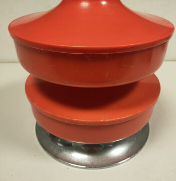 Biscottiera "Guzzini" Prodotta per "Vinchi" in Plastica con Design "Ufo" Vintage Anni '70