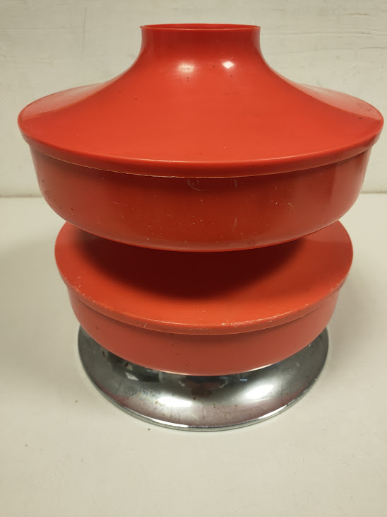 Biscottiera "Guzzini" Prodotta per "Vinchi" in Plastica con Design "Ufo" Vintage Anni '70