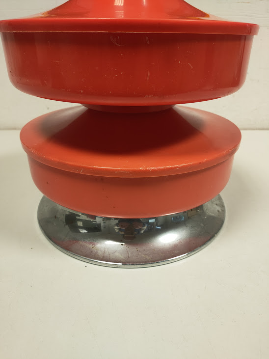 Biscottiera "Guzzini" Prodotta per "Vinchi" in Plastica con Design "Ufo" Vintage Anni '70