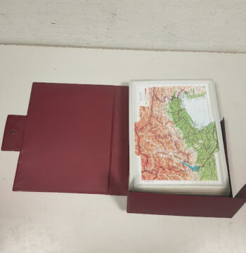 Cofanetto Contenente Plastici in Rilievo delle Regioni D'Italia Vintage Anno 1966