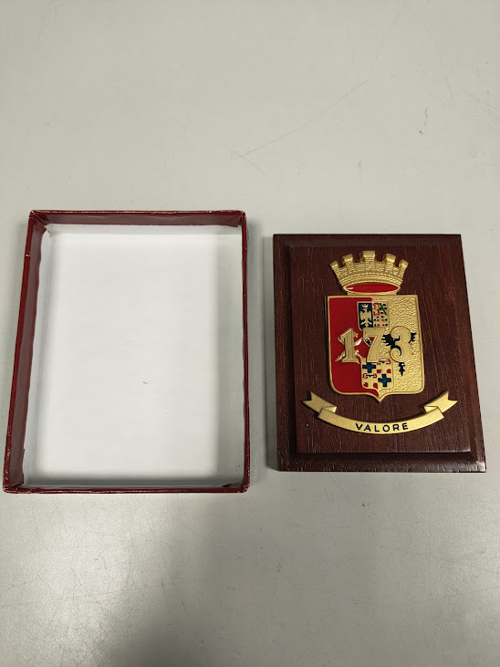 Emblema Araldico Italiano Appartenente al 173° Corso "Valore" Vintage Anno 1992