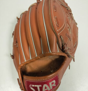 Guanto da Baseball, Modello Professionale della "Stella Leon Union" Vintage