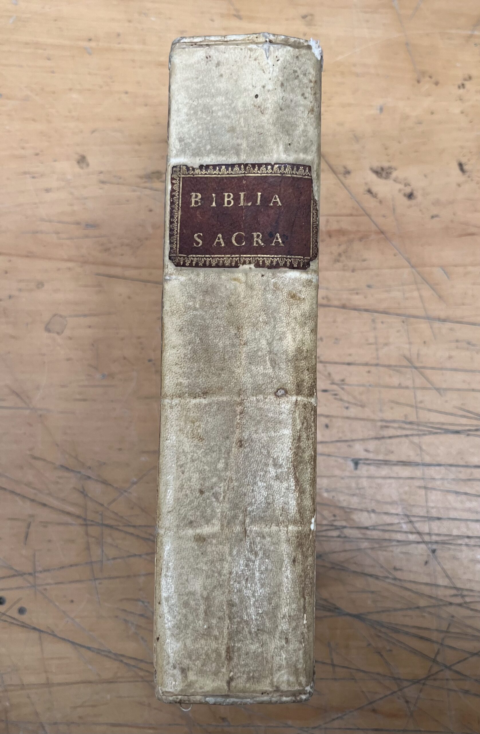 Libro "Biblia Sacra Vulgatae Editionis" - Edizione 1750 (Venetiis, MDCCL)