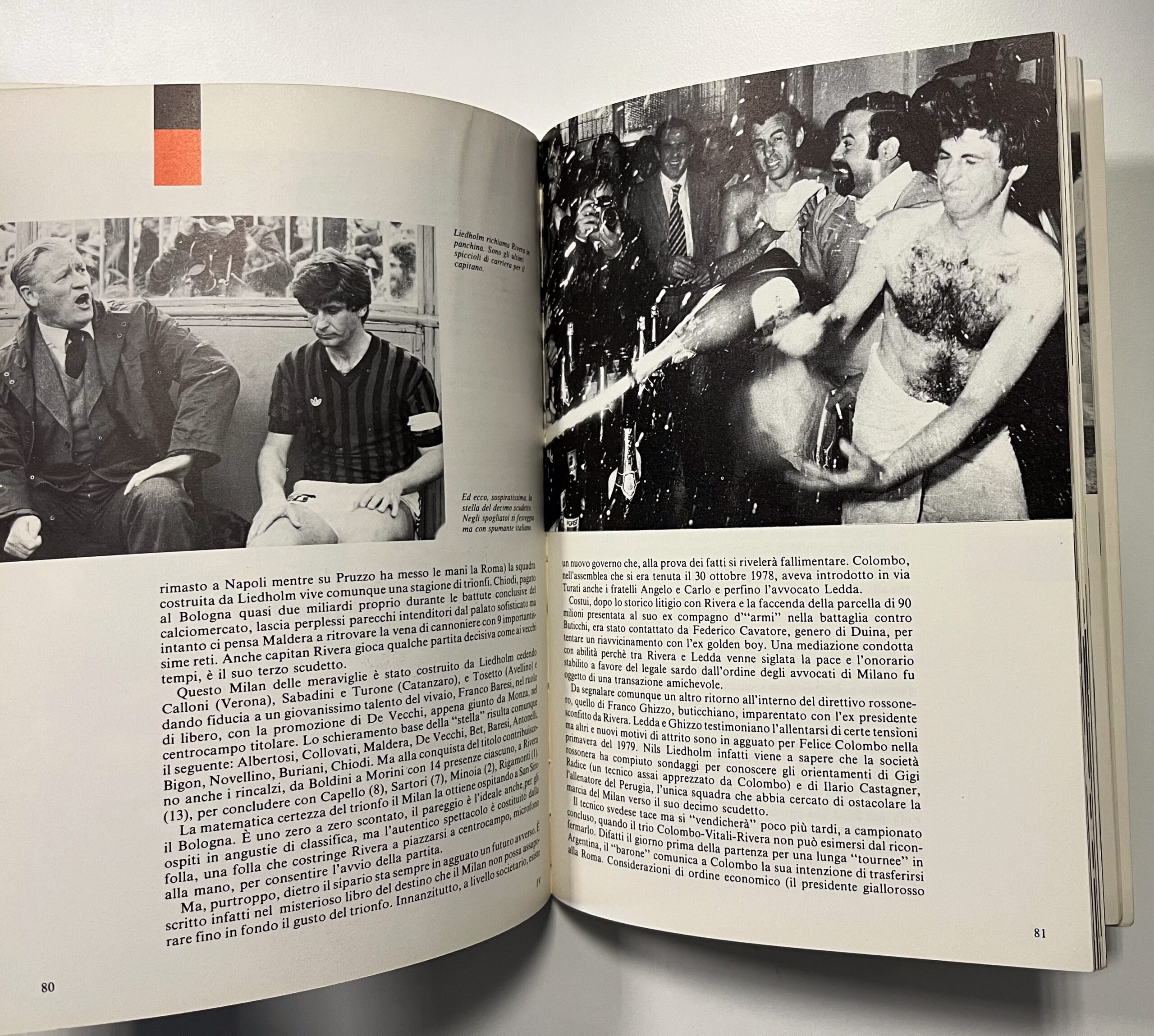Libro "Milan, perché? Fatti e misfatti del "Diavolo" finito all'Inferno" - Alberto Costa - Gruppo Editoriale Jackson 1982