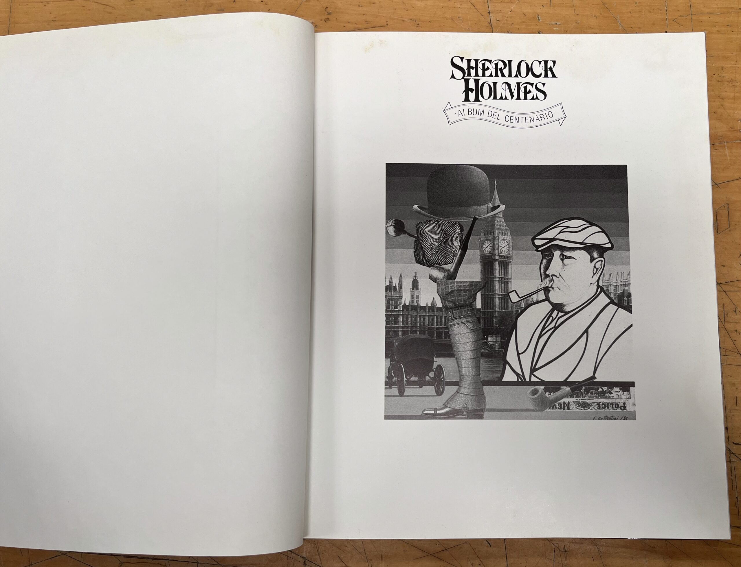 Libro "Sherlock Holmes - Album del Centenario" - Allen Eyles - Diapress 1987