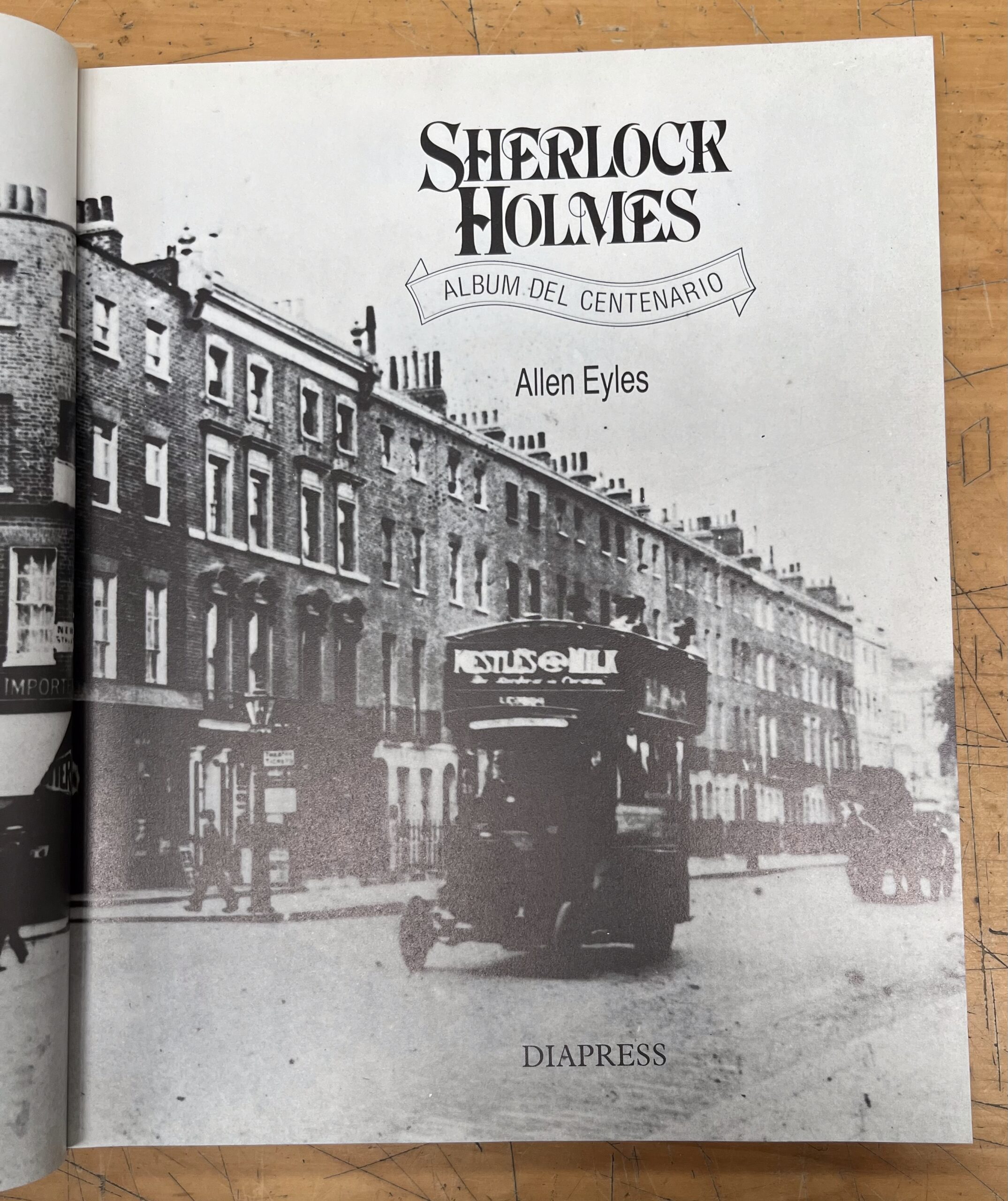 Libro "Sherlock Holmes - Album del Centenario" - Allen Eyles - Diapress 1987