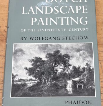 Libro/Book "Dutch Landscape Painting of the Seventeenth Century" Wolfgang Stechow