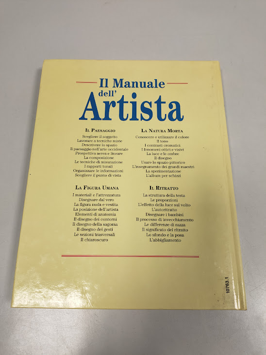 Libro Il manuale Dell'Artista 1996