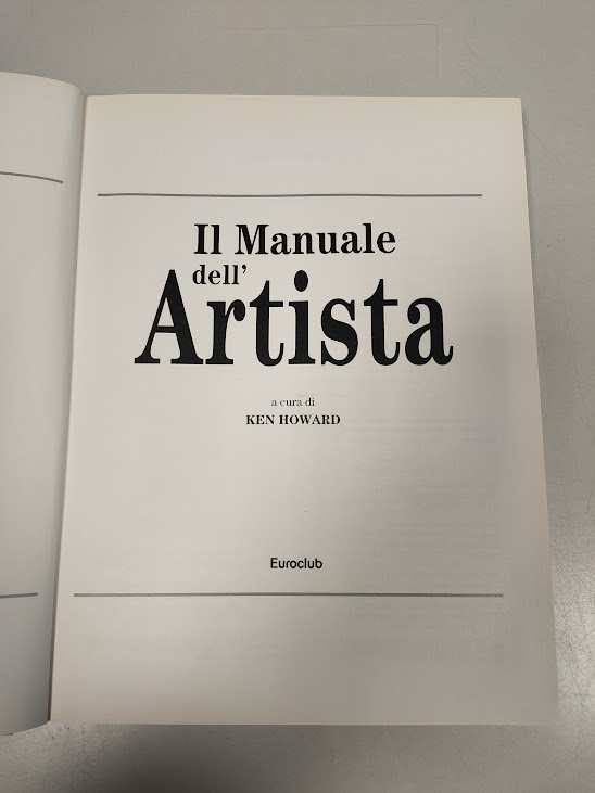 Libro Il manuale Dell'Artista 1996