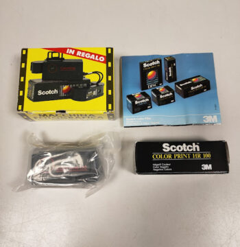 Macchina fotografica "Scotch 3M Color Time 110" Vintage Anni '80