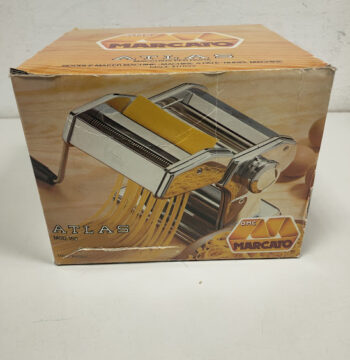 Macchina per Pasta Marcata Atlas 150 in Acciaio Cromato Anni '90