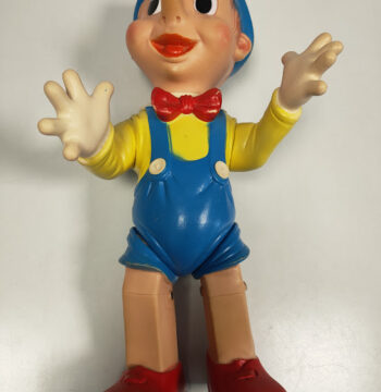 Pupazzo Colorato da Collezione "Pinocchio" Realizzato da "Ledra Plastic" Vintage Anni '60