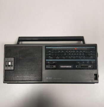 Radio Portatile di Colore Nero "Telefunken PR 20" Vintage Anni '70