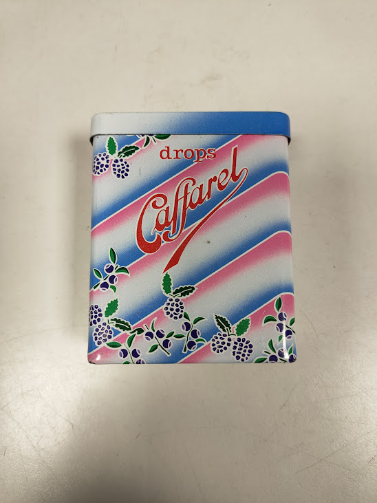 Scatola di latta della Marca Italiana "Caffarel" Vintage