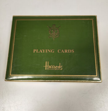 Set di Carte da Gioco in Scatola a Doppio Mazzo "Harrods Knights Bridge"