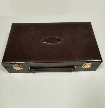 Valigetta Beauty Case da Uomo "triple Cut Germany" con Accessori Vintage Anni '60