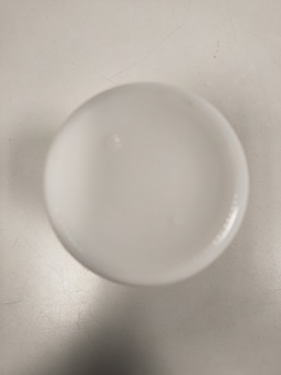 Vasetto Barattolo in Ceramica Bianca di "Amarena Fabbri" Vintage Anni '50-'60