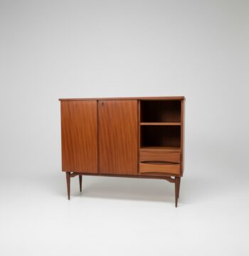 Mobile Credenza in Teak con 2 ante e 2 cassetti