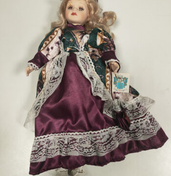 Bambola in Porcellana da Collezione "Magic Sunic" Vintage Anni '80