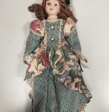 Bambola in Porcellana da Collezione "Porcelain Dolls R&BC" Vintage Anni '80
