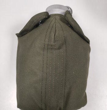 Borraccia in Alluminio co Fodero in Canapa Termico Vintage Anni '70-'80