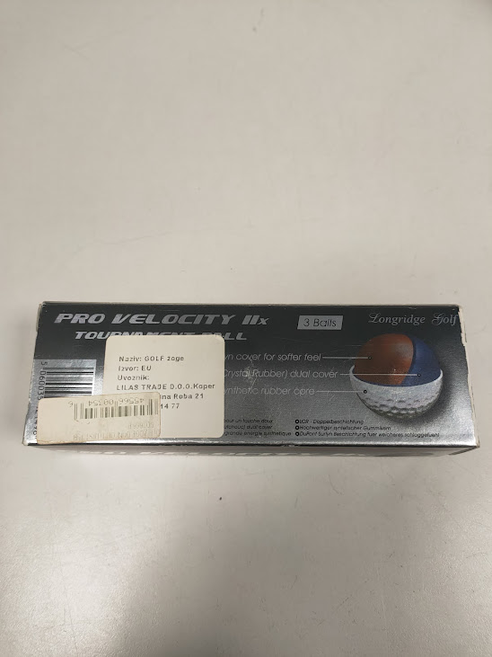Confezione da 3 Palline da Golf "Longridge Pro Velocity IIX" Vintage Anni 2000