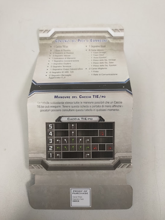 Fantasy Flight Games Star Wars X-Wing Giochi Uniti Caccia Tie/Fo Anno 2015