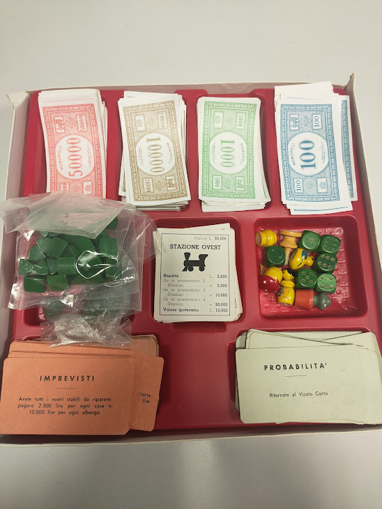 Gioco di Società "Monopoli" Edizione Italiana "Editrice Giochi" Vintage Anni '80