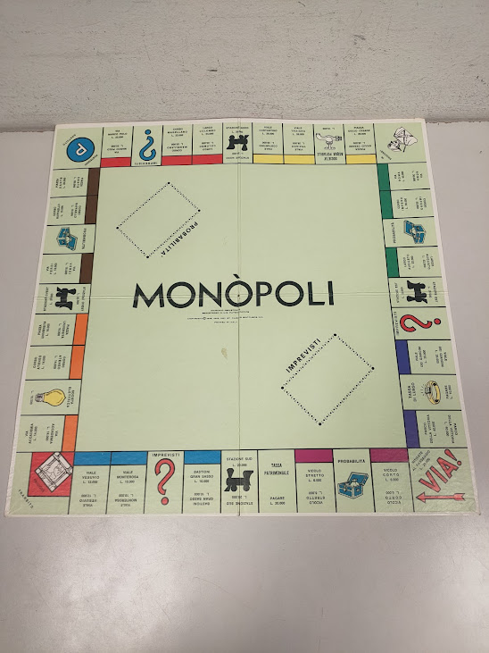 Gioco di Società "Monopoli" Edizione Italiana "Editrice Giochi" Vintage Anni '80