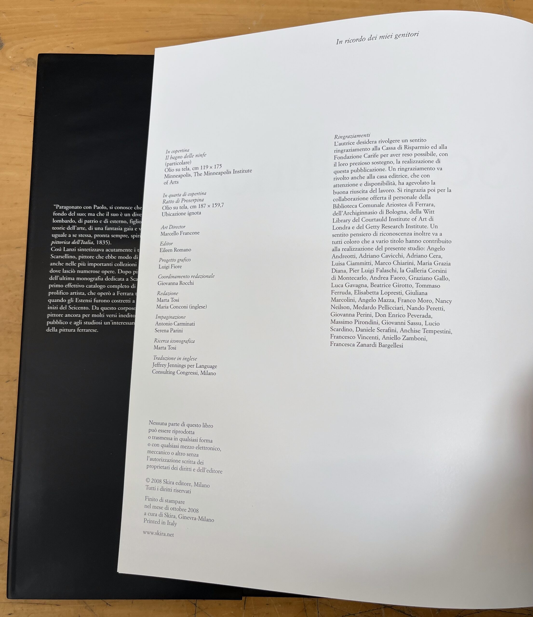 Libro "Scarsellino" - Maria Angela Novelli - Carife - Skira Editore 2008