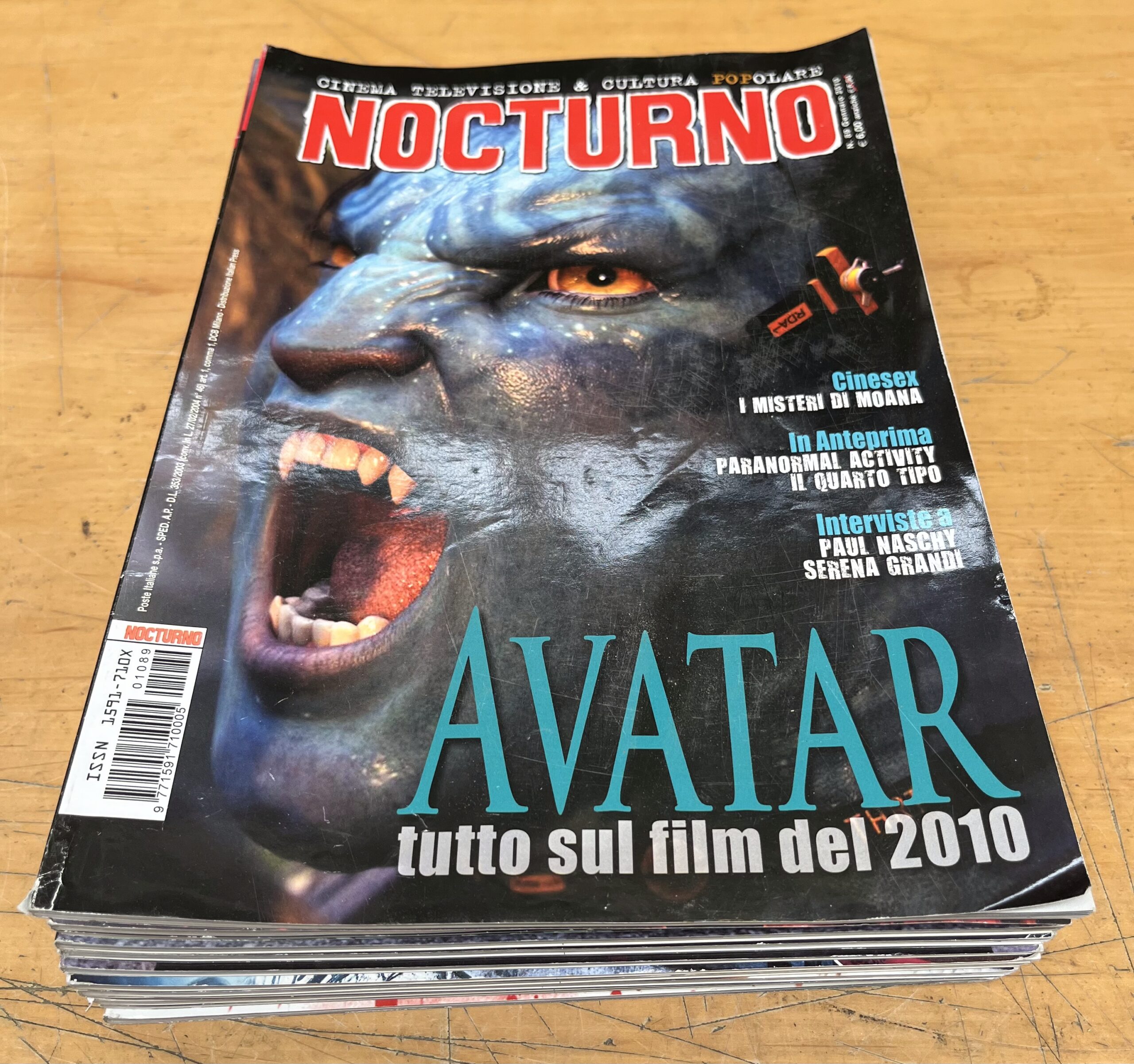 Lotto Riviste "Nocturno Cinema 2010" - 12/12 Annata Completa dal N°89 al N°100