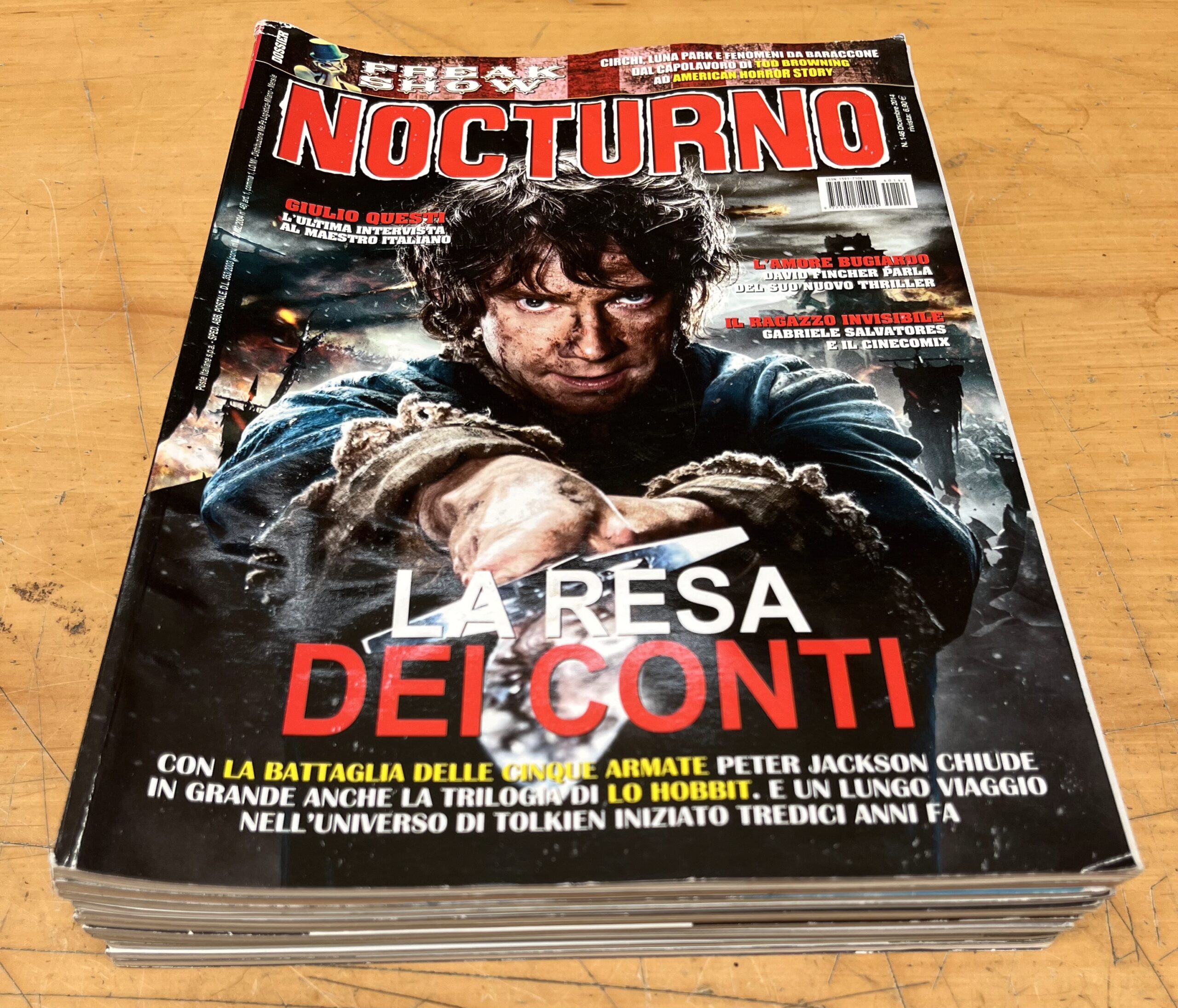 Lotto Riviste "Nocturno Cinema 2014" - 11/11 Annata Completa dal N°136 al N°146