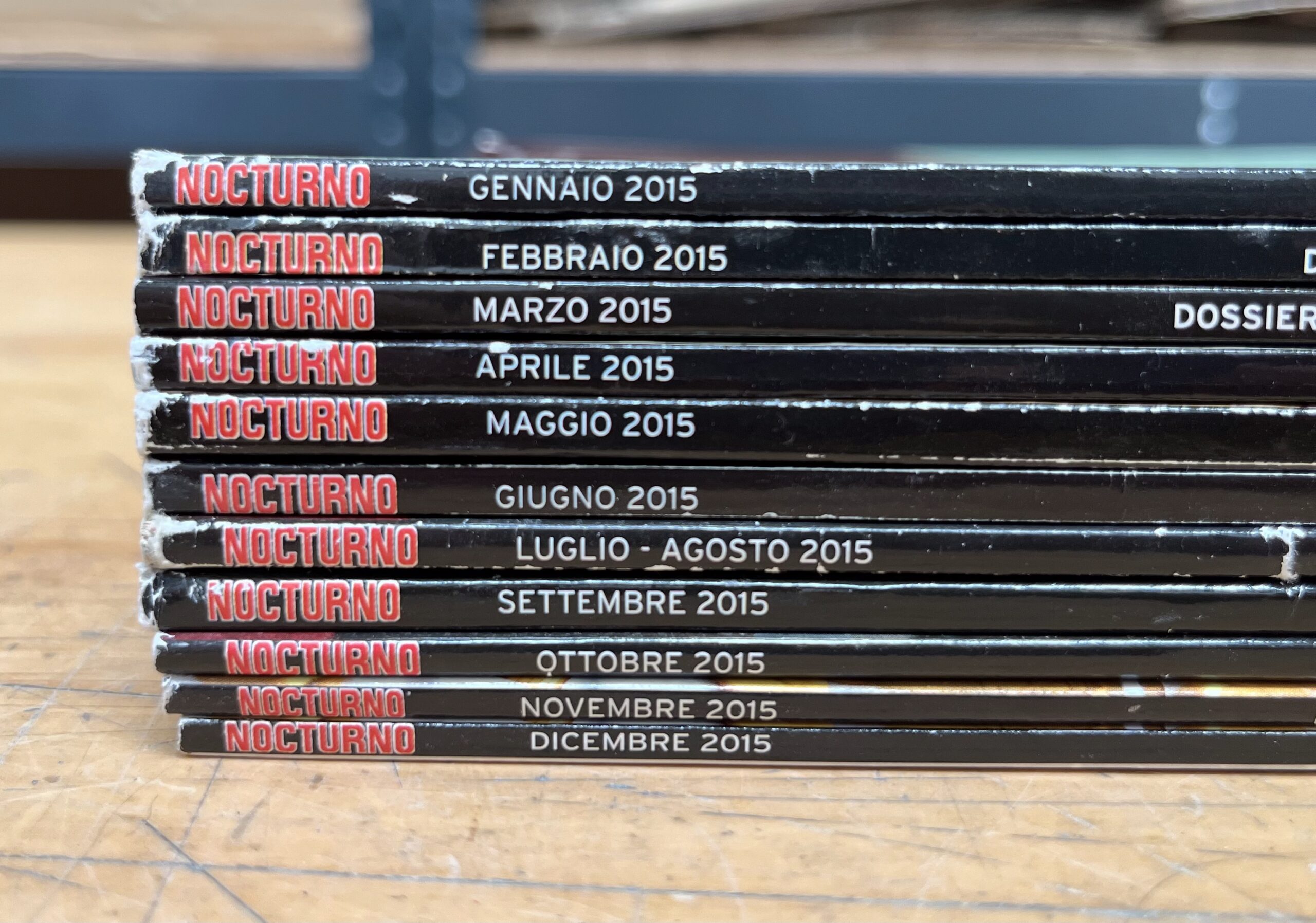 Lotto Riviste "Nocturno Cinema 2015" - 11/11 Annata Completa dal N°147 al N°157